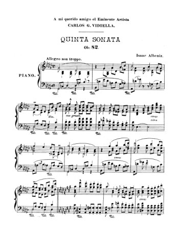 Sonate pour piano, op. 82 Partitions gratuites